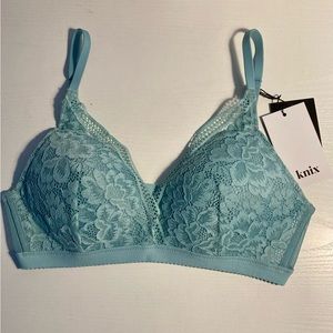 Knix NWT deep V Lace Bralette